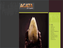 Tablet Screenshot of agatafinecrystals.com